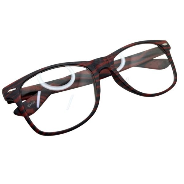 Armação para óculos unisex marrom nerd