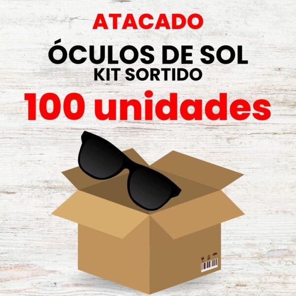 100un - Óculos de Sol- Atacado de Óculos