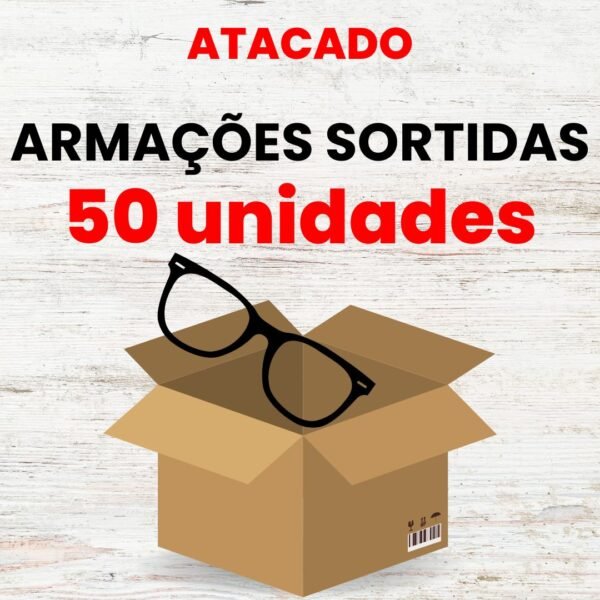 50un - Armações - Atacado de Óculos