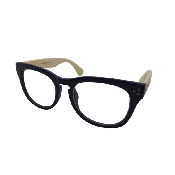 armação para óculos de grau redondo azul unisex dual colors xn1206 azul - Imagem 2