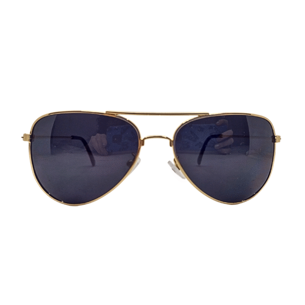Óculos de sol aviador dourado g15